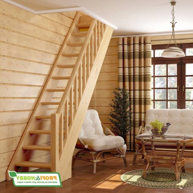 Деревянная лестница ЛС-10у Деревянная лестница ЛС-10у