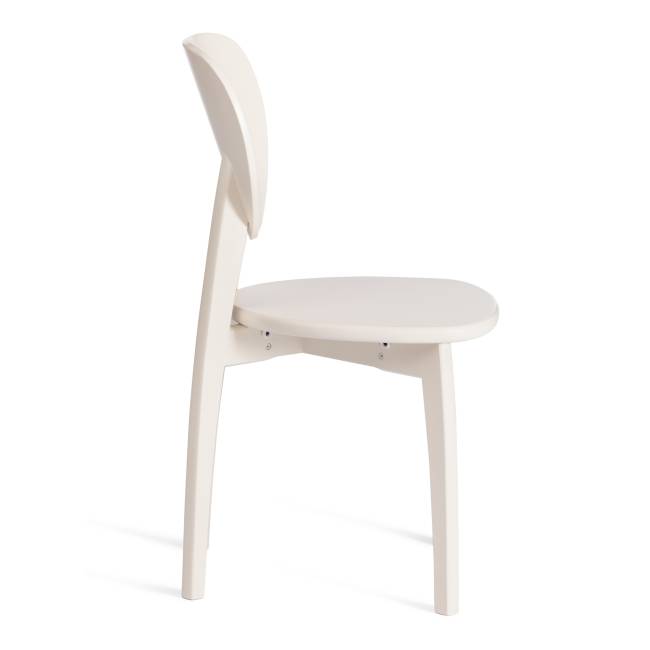 Стул DIAMANTE жесткое сидение / 1 шт. в упаковке бук, 42 х 42 х 85 см, ivory white белый бук Стул DIAMANTE жесткое сидение / 1 шт. в упаковке бук, 42 х 42 х 85 см, ivory white белый бук