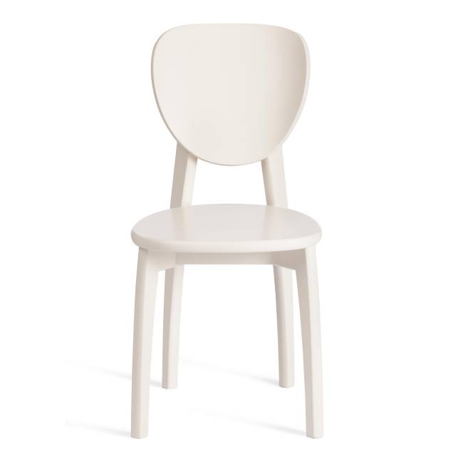 Стул DIAMANTE жесткое сидение / 1 шт. в упаковке бук, 42 х 42 х 85 см, ivory white белый бук Стул DIAMANTE жесткое сидение / 1 шт. в упаковке бук, 42 х 42 х 85 см, ivory white белый бук