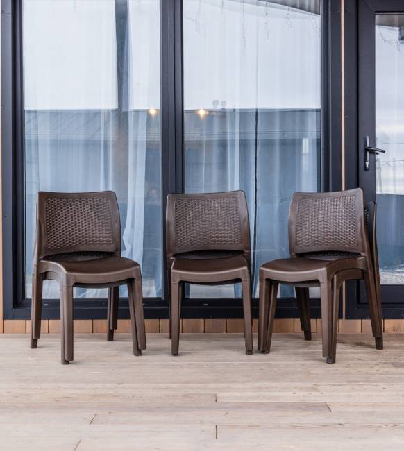 6 стульв JULY коричневые 6 стульв JULY коричневые