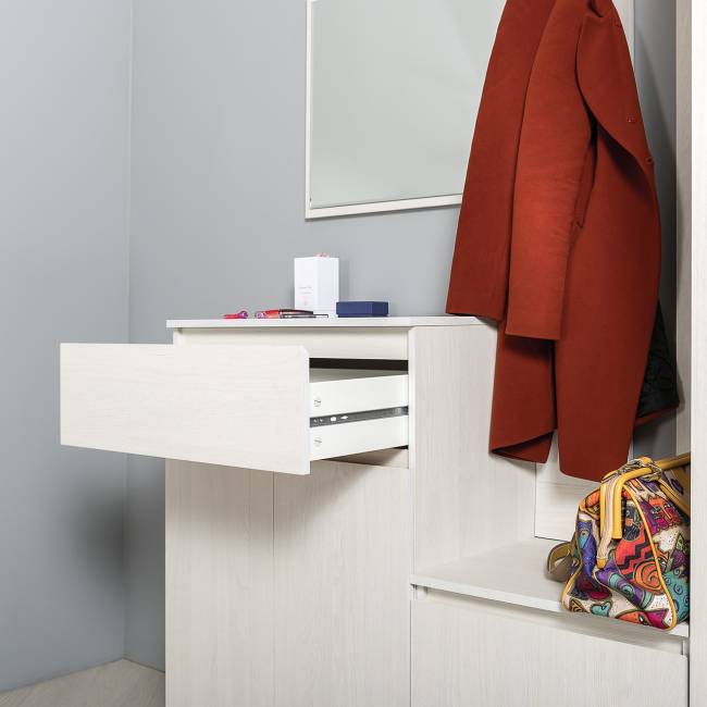 Два комода-тумбы Ника цвет ясень анкор светлый Два комода-тумбы Ника цвет ясень анкор светлый