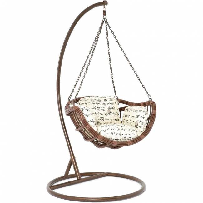 Подвесное кресло из искусственного ротанга Vinotti 44-004-02 Подвесное кресло из искусственного ротанга Vinotti 44-004-02