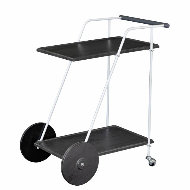 Стол сервировочный Новум белый/серый графит/серый бетон Стол сервировочный Новум белый/серый графит/серый бетон