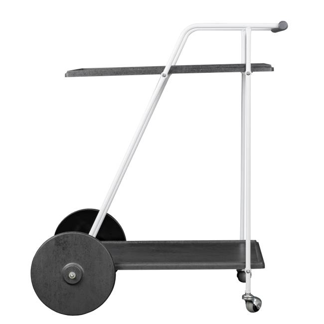 Стол сервировочный Новум белый/серый графит/серый бетон Стол сервировочный Новум белый/серый графит/серый бетон