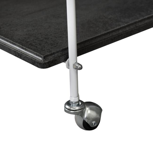 Стол сервировочный Новум белый/серый графит/серый бетон Стол сервировочный Новум белый/серый графит/серый бетон