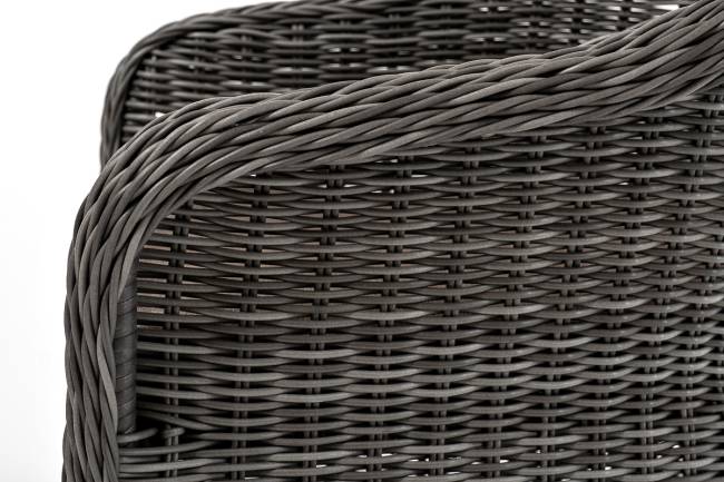 "Эспрессо - 80 R" обеденная группа плетеная, цвет графит "Эспрессо - 80 R" обеденная группа плетеная, цвет графит