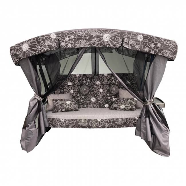 Качели садовые 3-х местные Ранго Премиум Флора