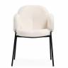 Стул на металлокаркасе Kalipso white / black