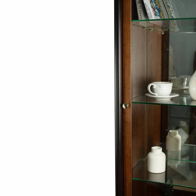 Шкаф-витрина Джульетта, орех Л