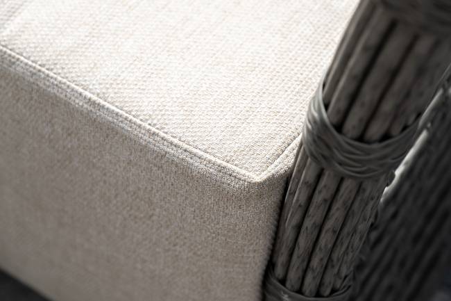 "Валенсия" лаунж-зона из искусственного ротанга, цвет серый "Валенсия" лаунж-зона из искусственного ротанга, цвет серый