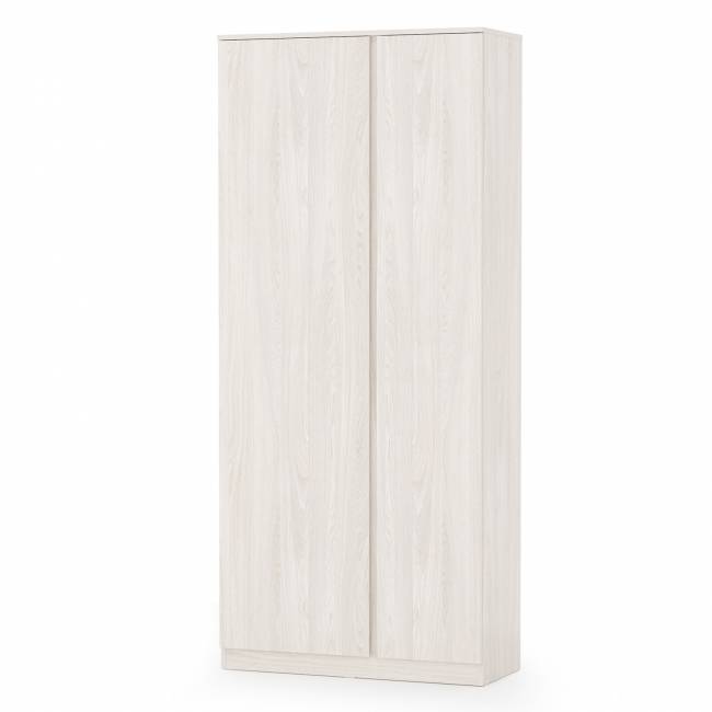 Шкаф для одежды и обувницы с вешалками для верхней одежды Ника цвет ясень анкор светлый