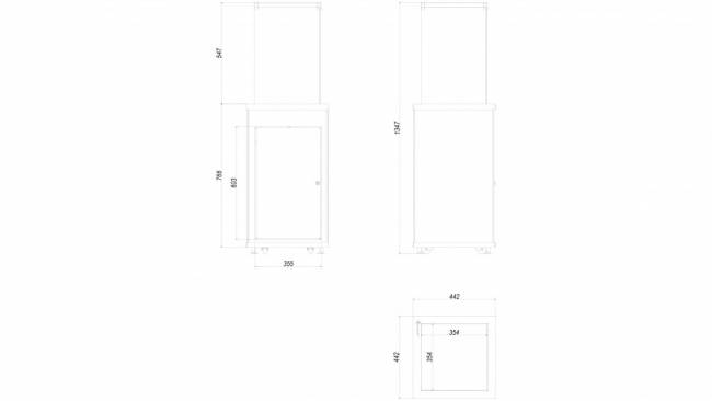 Нагреватель газовый PATIO MINI/G31/37MBAR/CZ - черное стекло, пульт