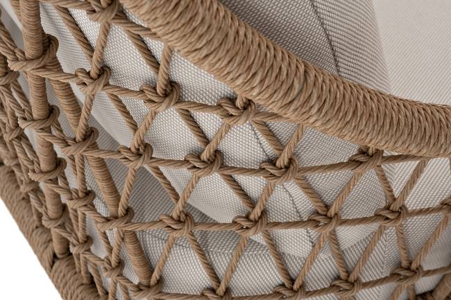 "Венеция" лаунж-зона из искусственного ротанга, цвет соломенный "Венеция" лаунж-зона из искусственного ротанга, цвет соломенный