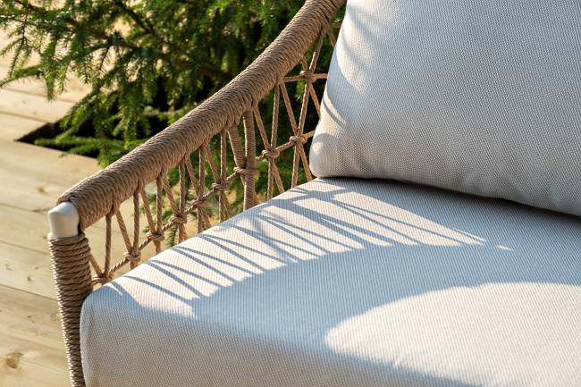 "Венеция" лаунж-зона из искусственного ротанга, цвет соломенный "Венеция" лаунж-зона из искусственного ротанга, цвет соломенный