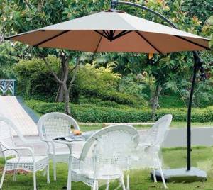 Садовый зонт на боковой опоре "Village" Сream Садовый зонт на боковой опоре "Village" Сream