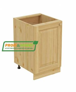 Тумба 1 дверь 500 х 560 х 720 сосна, без покраски Тумба 1 дверь 500 х 560 х 720 сосна, без покраски