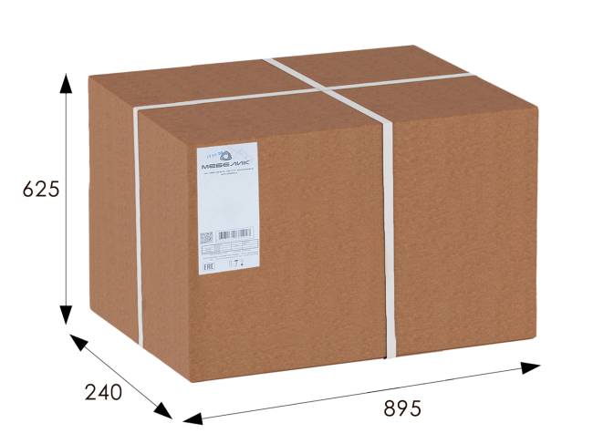 Вешалка настенная В 7Н серый