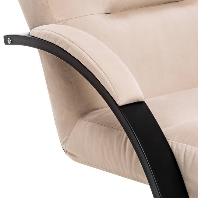 Кресло-качалка Leset Милано Венге V18 бежевый