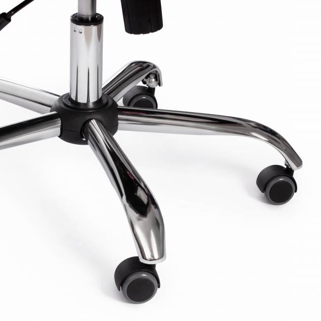 Кресло BERGAMO хром (22) кож/зам, черный, 36-6 черный кож/зам Кресло BERGAMO хром (22) кож/зам, черный, 36-6 черный кож/зам