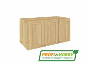 Антресоль на шкаф 1200х560х600 сосна, бесцветный лак