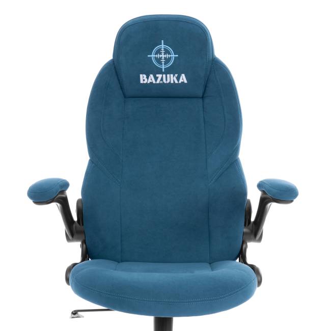 Кресло BAZUKA metalBL велюр, синий, 32 синий велюр