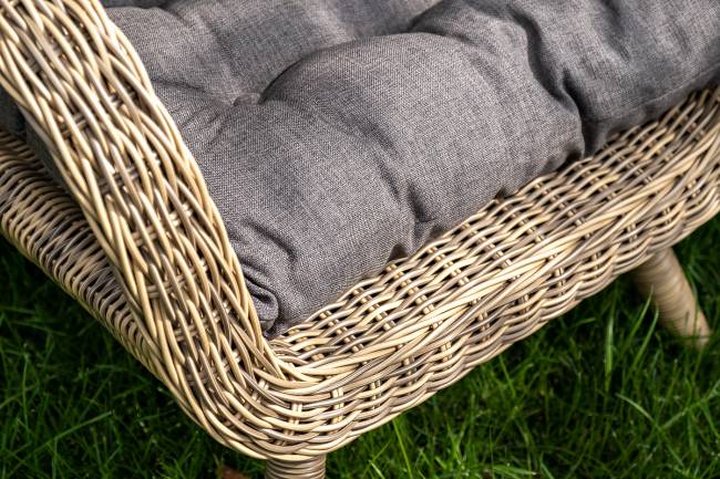 "Толедо" кресло плетеное с подушками, цвет соломенный "Толедо" кресло плетеное с подушками, цвет соломенный