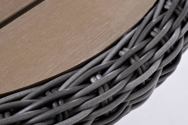 "Равенна" кофейный стол из искусственного ротанга, цвет графит "Равенна" кофейный стол из искусственного ротанга, цвет графит