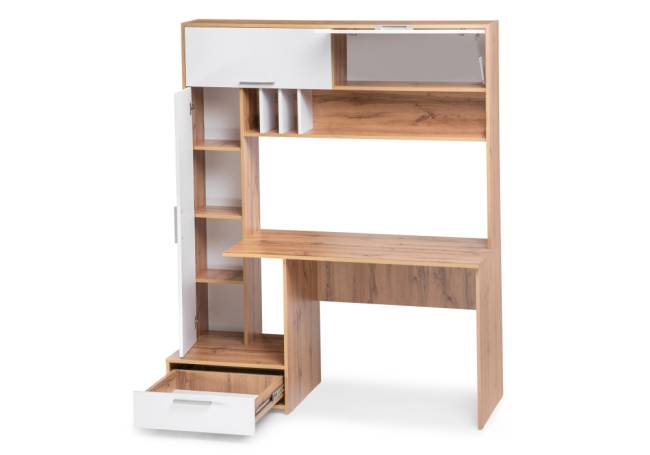 Лайт 03.243 дуб золотой (craft) / белый премиум