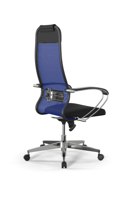 Кресло Sit 10 B1-111K - X2+UMF(X1) /Ub00/Wh00/K1cL(M09.B22.G18.W02), синий-черный