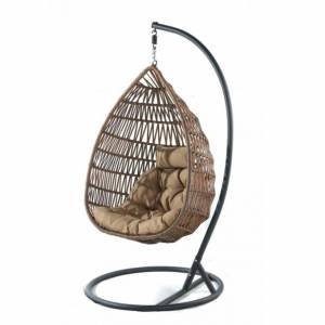 Подвесное кресло из искусственного ротанга "AFM-910B", бежевый Подвесное кресло из искусственного ротанга "AFM-910B", бежевый