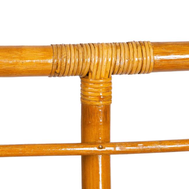 Диван MAMASAN/МАМАСАН 23/02 W /с подушкой/ 169х102х80 см, Pecan (орех), матрац 182х119 см, ткань серо-бежевая 3М 16/2 Pecan (орех)