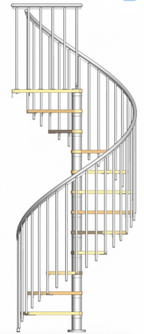 Винтовая лестница Montreal Classic d160 Винтовая лестница Montreal Classic d160