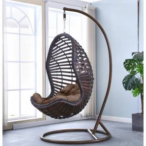 Подвесное кресло из иск. ротанга AFM-810A, коричневый Подвесное кресло из иск. ротанга AFM-810A, коричневый