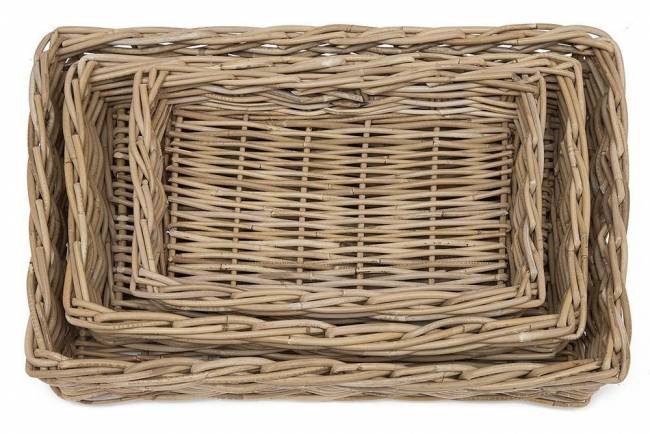 Корзина Secret de Maison Нумбаи/Numbai (набор из 3 штук) натуральный ротанг, 61х41х13/53х32х9/43х27х9см, натуральный кубу Натуральный Кубу / Natural Kubu натуральный ротанг Корзина Secret de Maison Нумбаи/Numbai (набор из 3 штук) натуральный ротанг, 61х41х13/53х32х9/43х27х9см, натуральный кубу Натуральный Кубу / Natural Kubu натуральный ротанг
