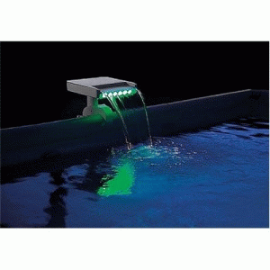 Водопад для бассейна с цветной Led подсветкой