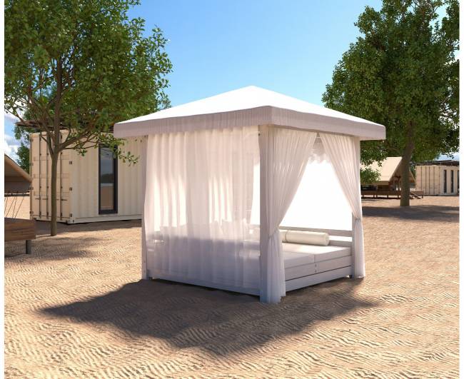 Беседка "Пляжная" с крышей