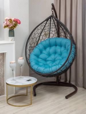 Подвесное кресло из искусственного ротанга "BUENO STRONG-XL", коричневый Подвесное кресло из искусственного ротанга "BUENO STRONG-XL", коричневый