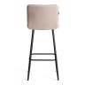 Барный стул  Bari/Бари велюр, бежевый, 7, 45х56х110 см бежевый велюр