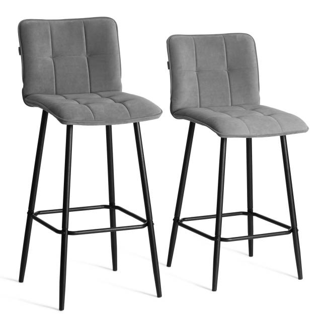 Барный стул  Bari/Бари велюр, бежевый, 7, 45х56х110 см бежевый велюр