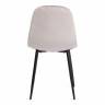 Стул BREEZE (mod. 4724) / 1 шт. в упаковке вельвет/металл, 44 х 53 х 87 см, Light grey (светло-серый) HLR14 / черный Light grey (светло-серый) HLR14 / черный вельвет/металл