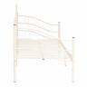 Кровать Federica (mod. AT-881) дерево гевея/металл, 90*200 см (Day bed), Белый (butter white) Белый (butter white) дерево гевея/металл