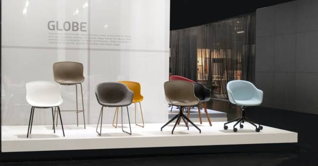 Кресло барное пластиковое Globe-K Bar тортора 610х580х1120 мм