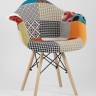 Кресло Eames DSW пэчворк