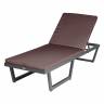 Шезлонг-лежак из алюминия с матрасиком G501.0E04