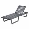 Шезлонг-лежак из алюминия с матрасиком G501.0E04