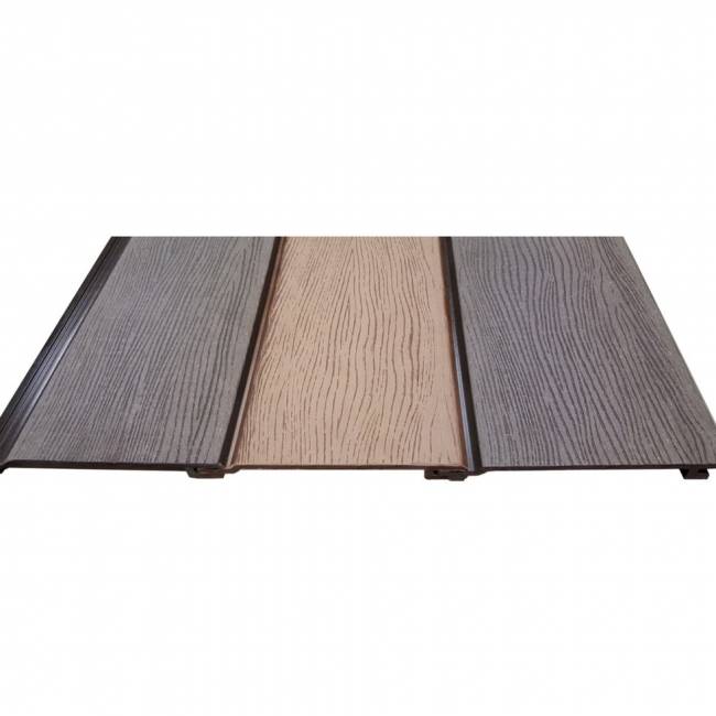 Сайдинг из древесно-полимерного композита (ДПК) DARVOLEX, 185*19*3000 мм, венге