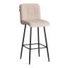 Барный стул  Medeo/Медео велюр, бежевый, 7, 45х56х113 см бежевый велюр