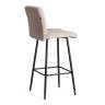 Барный стул  Medeo/Медео велюр, бежевый, 7, 45х56х113 см бежевый велюр