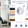 Зеркало напольное BeautyStyle 29 белый 131 см х 47,1 см
