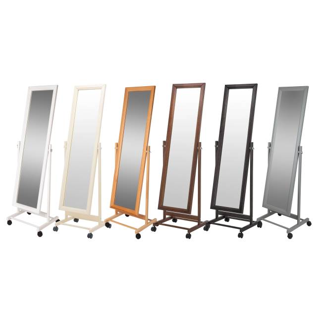 Зеркало напольное BeautyStyle 27 серый  135 см х 42,5 см